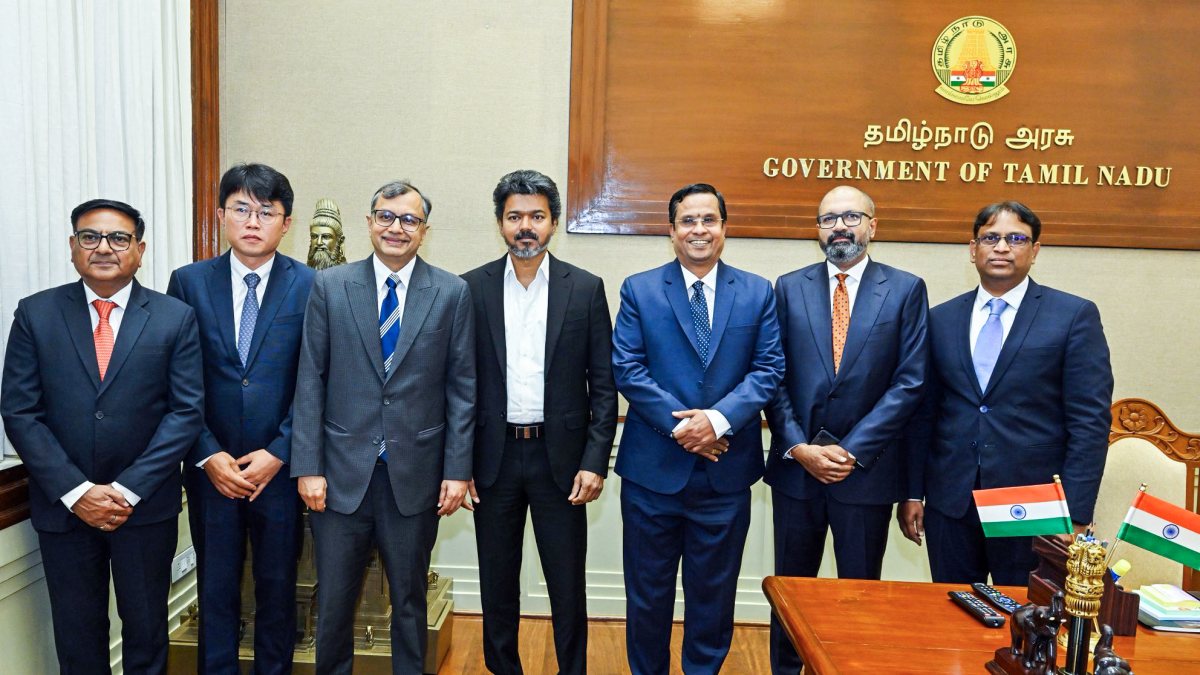 Tamil Nadu CM Vijay meets Hyundai Motor India CEO at secretariat