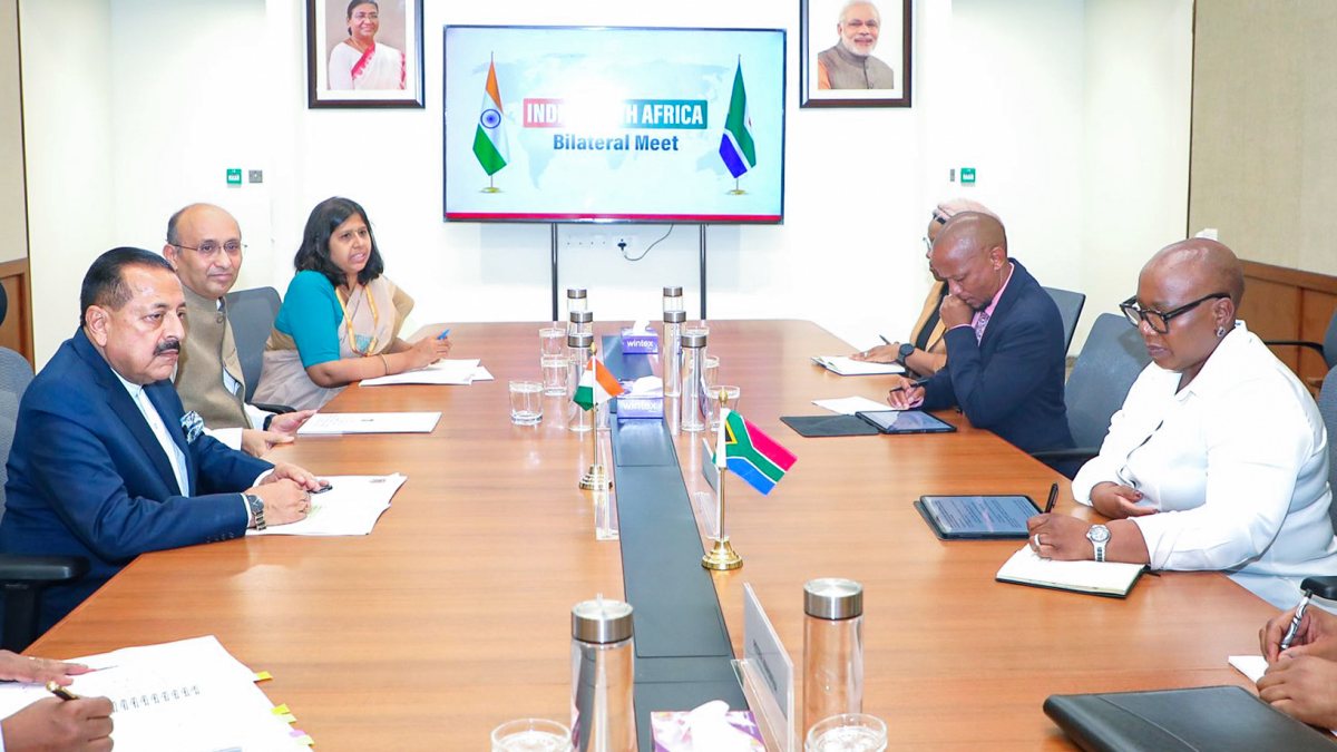 South Africa's Minister of Science, Technology & Innovation, Dr. Nomalungelo…