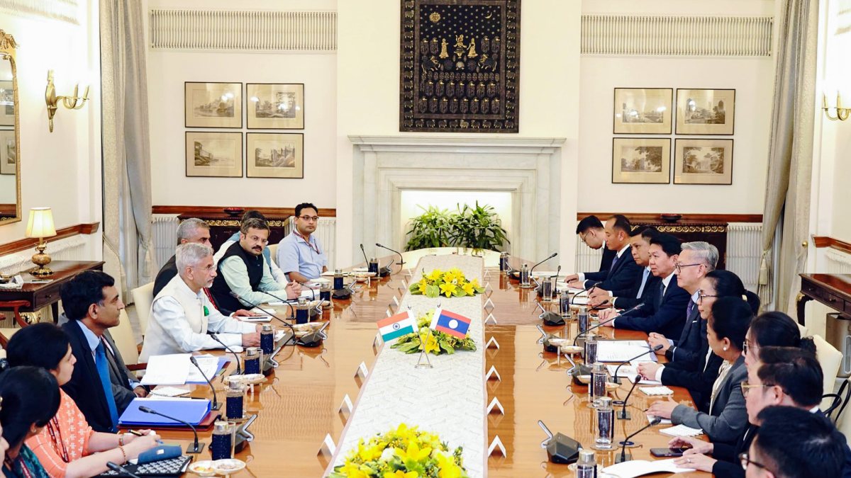 Jaishankar co-chairs 10th India-Lao PDR Joint Commission Meeting