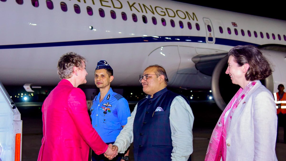 UK Foreign Secretary Yvette Cooper arrives in New Delhi for first official visit