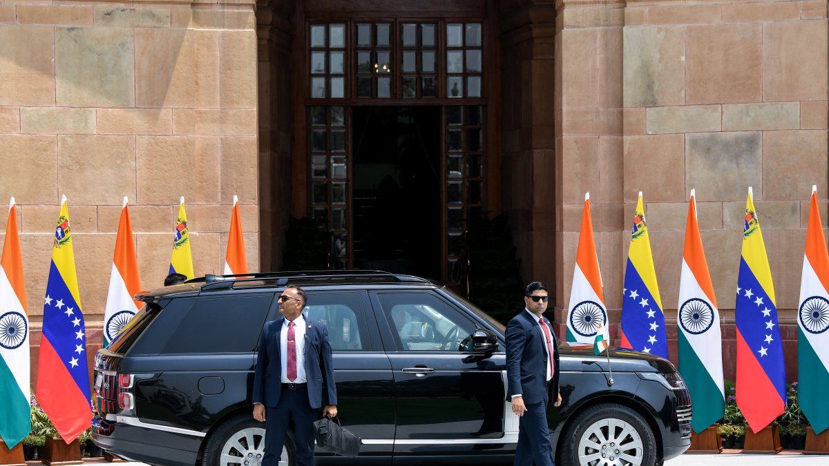PM Modi arrives at Hyderabad House in New Delhi