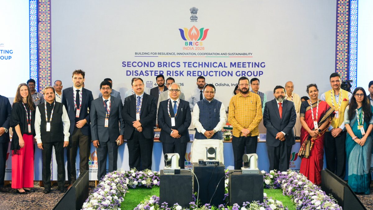 Odisha CM Majhi at BRICS disaster risk reduction meet in Puri