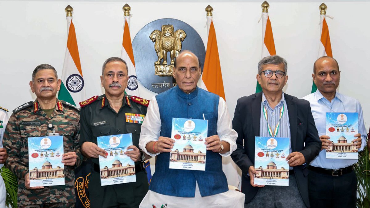 Rajnath Singh releases new financial powers for defence services