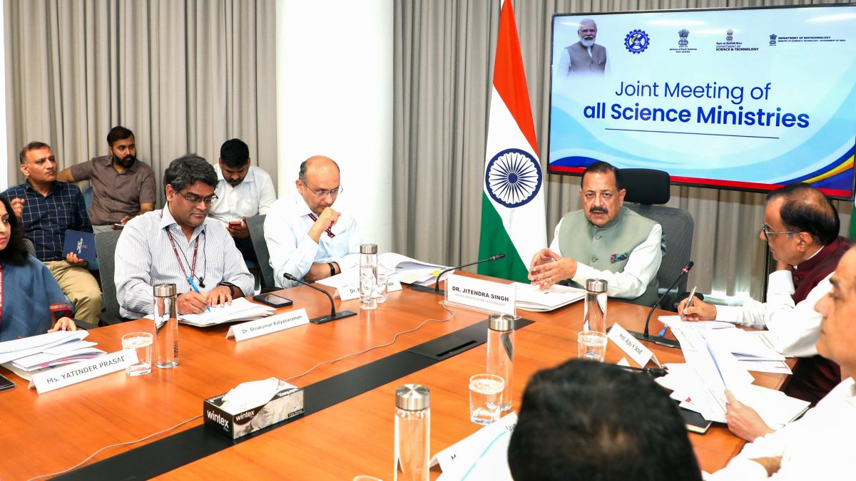 Jitendra Singh chairs joint meeting of science ministries
