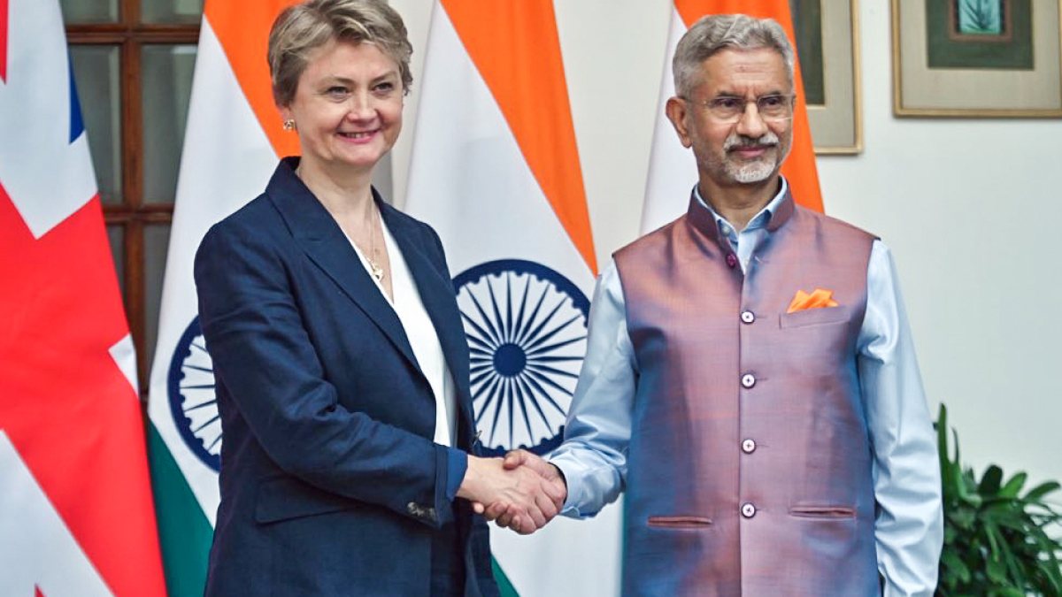 External Affairs Minister S. Jaishankar meets UK Foreign Secretary Yvette…