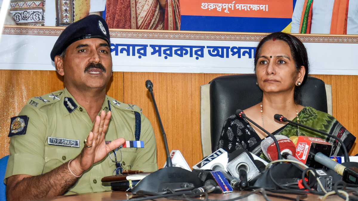 Kolkata civic body and police address joint press conference