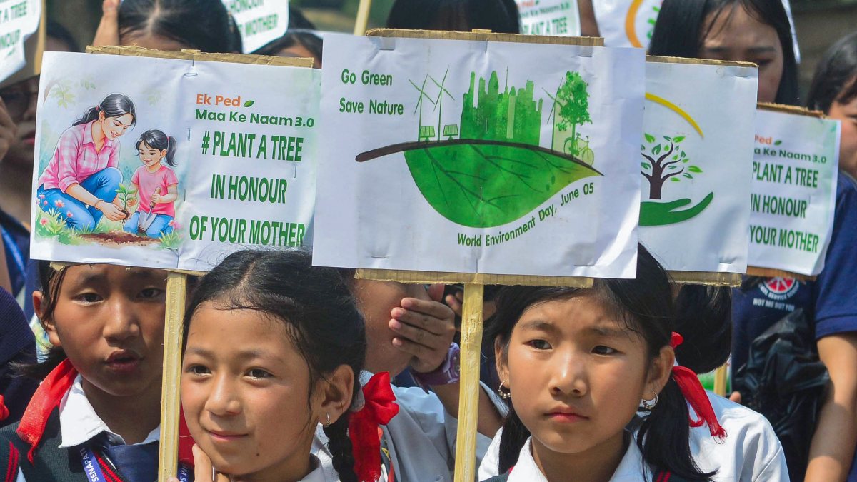 Students rally for World Environment Day in Senapati