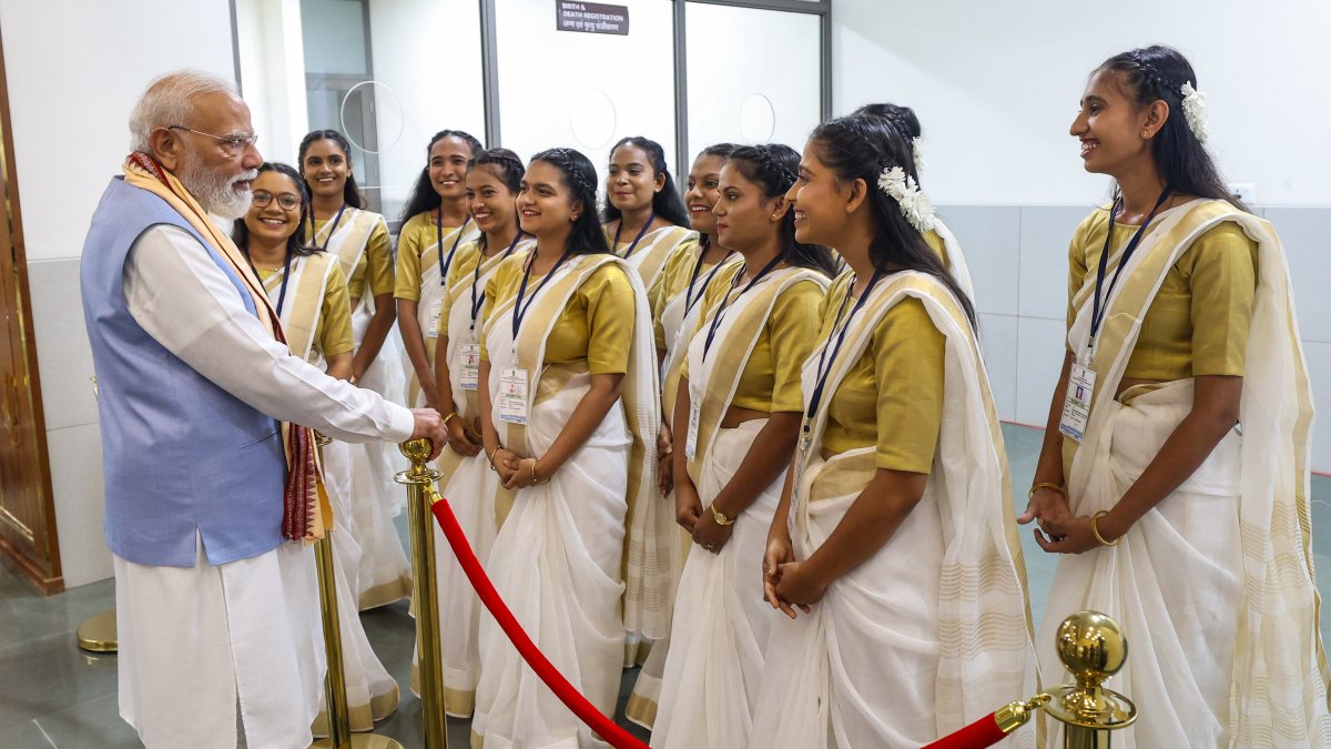 Prime Minister Narendra Modi during the inauguration of NAMO hospital, in Daman…
