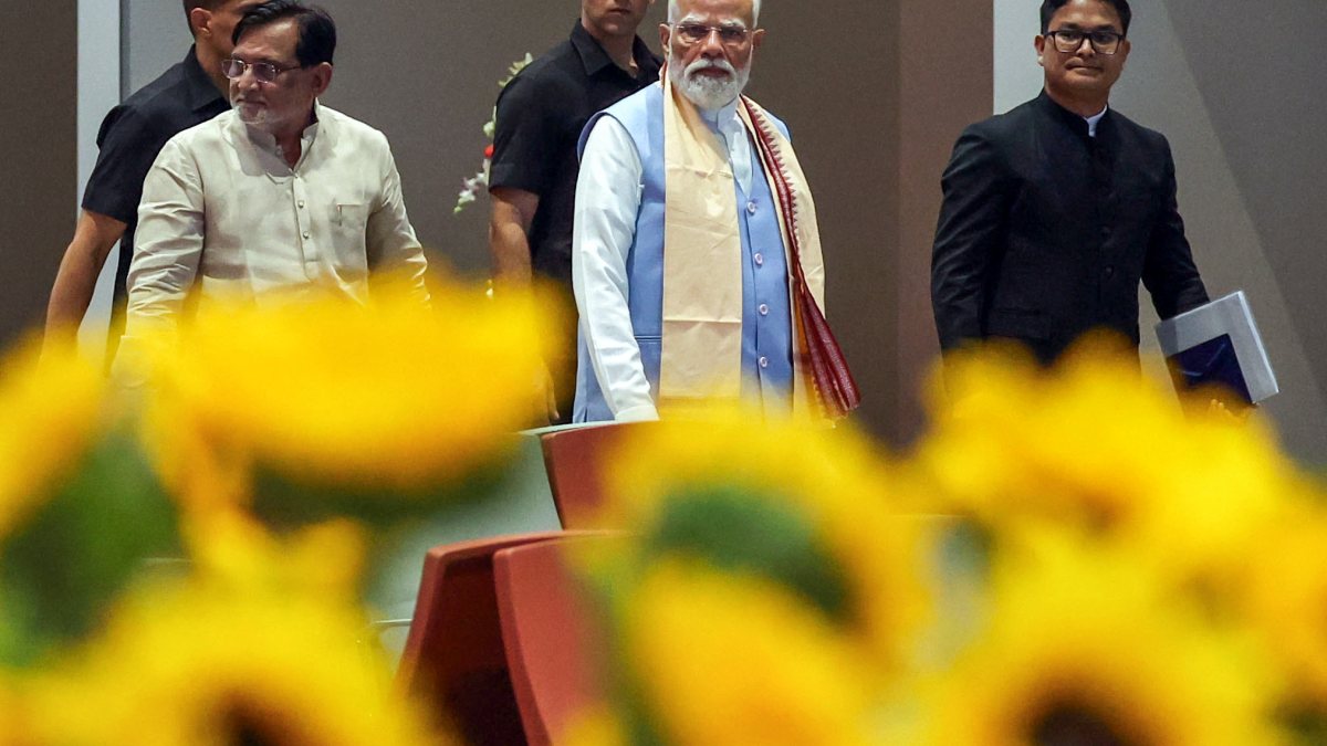 Prime Minister Narendra Modi during the inauguration of New Terminal Building…