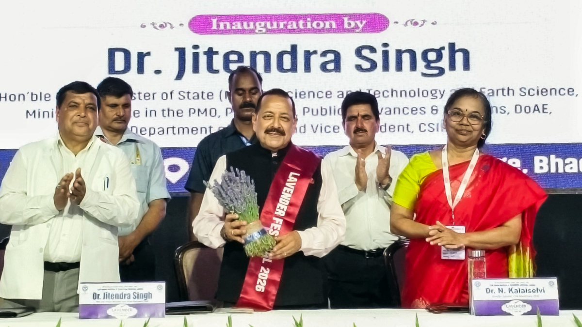 Union MoS Jitendra Singh inaugurates Lavender Festival 2026 in Bhaderwah