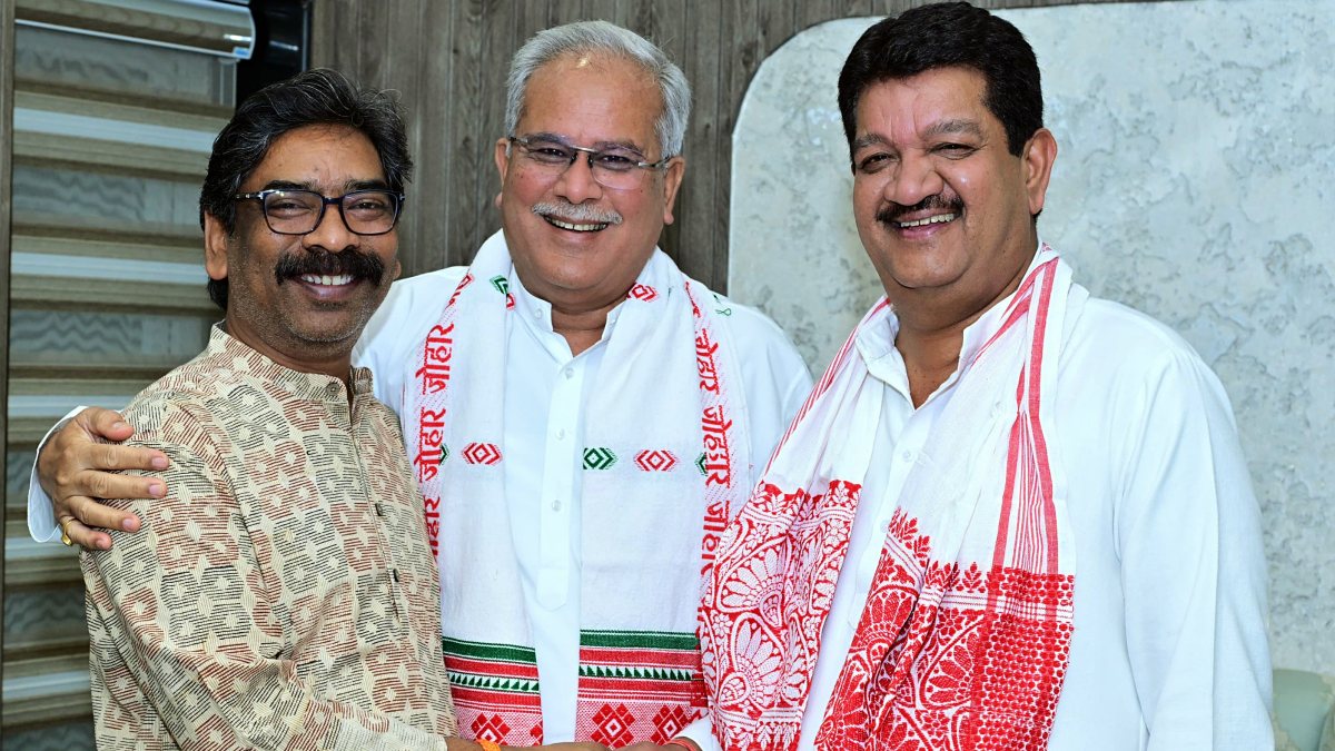 Chhattisgarh former Chief Minister Bhupesh Baghel and All India Congress…