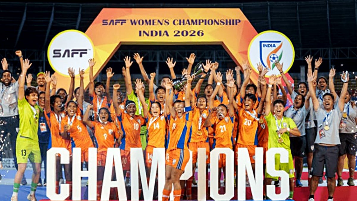 PM Modi congratulates Indian women's football team on SAFF Championship win