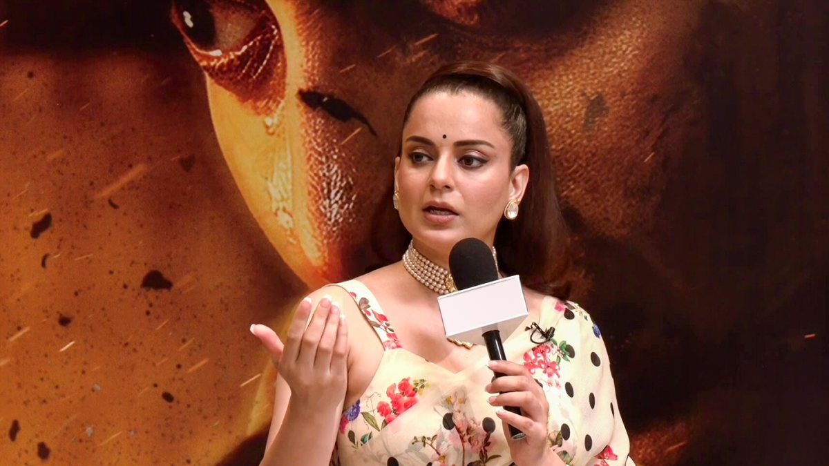 Actress and BJP MP Kangana Ranaut praises healthcare workers during an…