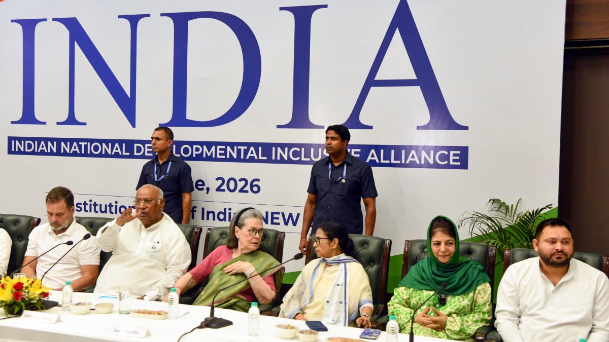 Opposition leaders gather for INDIA bloc meeting in New Delhi