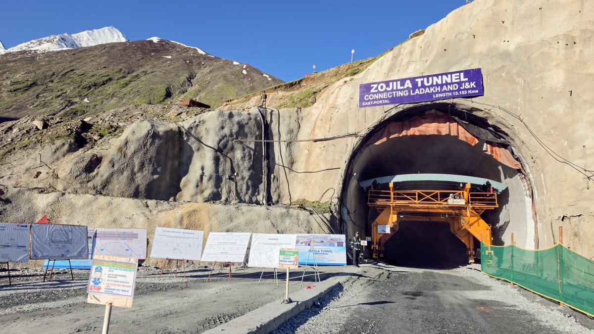 World’s longest Zojila tunnel breakthrough ceremony held in Kargil