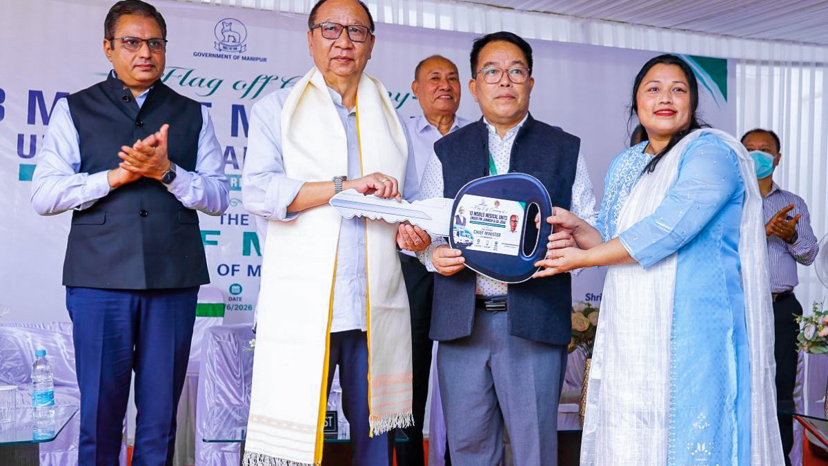 Manipur Chief Minister Yumnam Khemchand Singh during the inauguration ceremony…