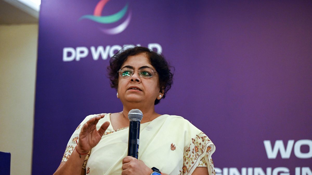 NITI Aayog director Anna Roy speaks at WeRise ceremony
