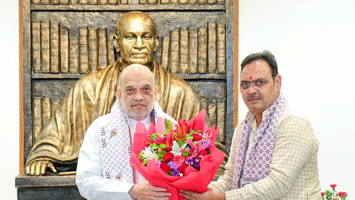 Rajasthan CM Bhajanlal Sharma meets Amit Shah in Delhi