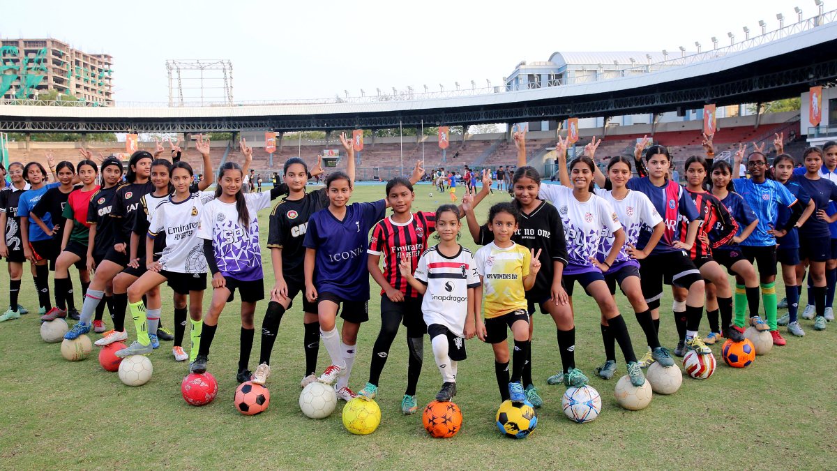 Budding football players celebrate FIFA World Cup 2026 kickoff in Bhopal