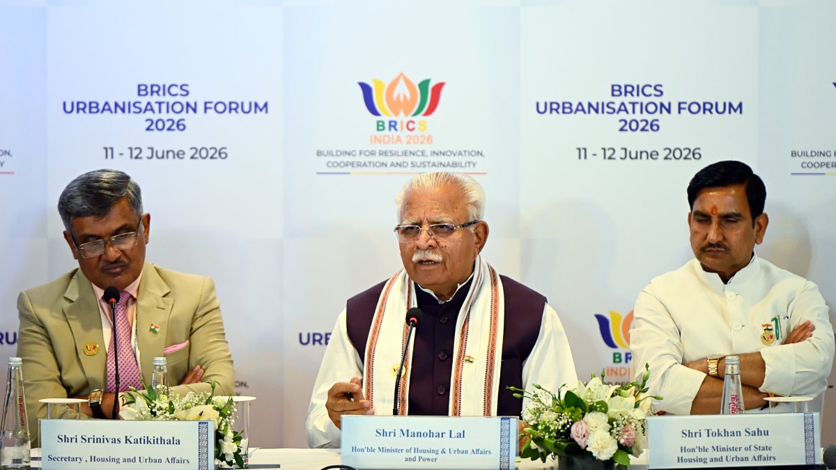 Khattar addresses BRICS Urbanization Forum 2026 press conference