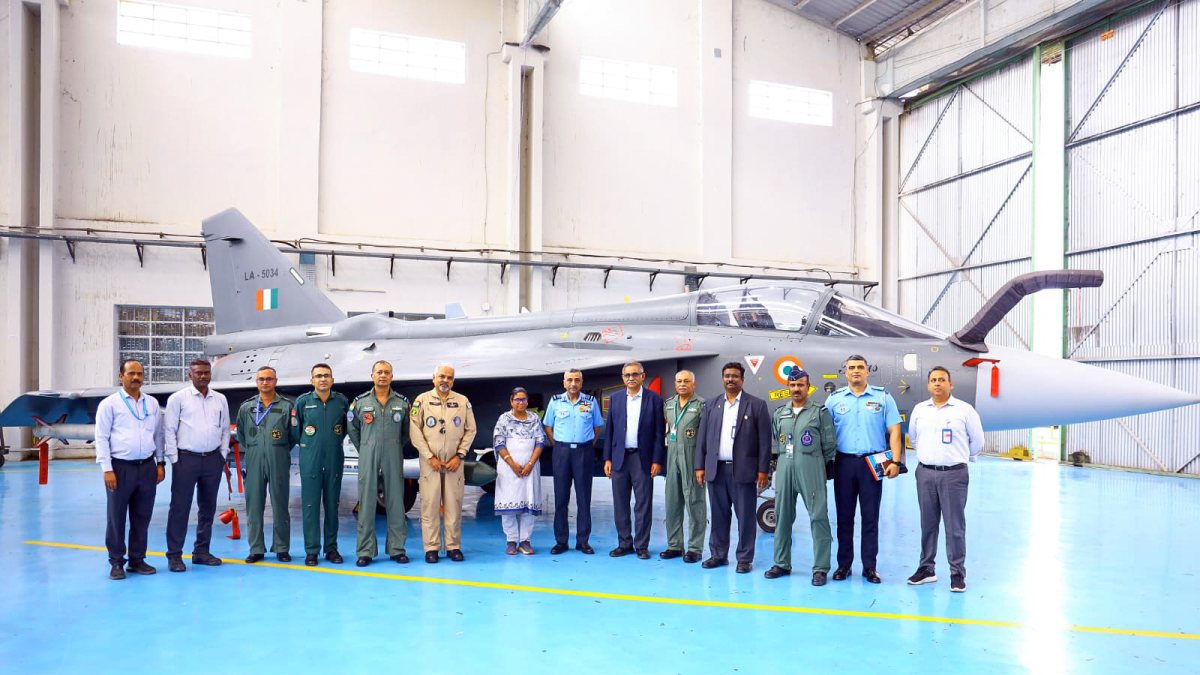 Air Marshal Dixit reviews Tejas Mk1A and HTT-40 progress at HAL