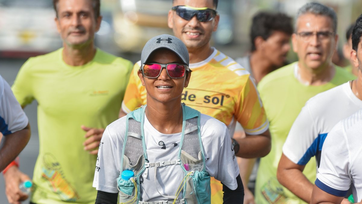 Sufiya Sufi runs 5000 km from Kanyakumari to Karakoram for armed forces tribute