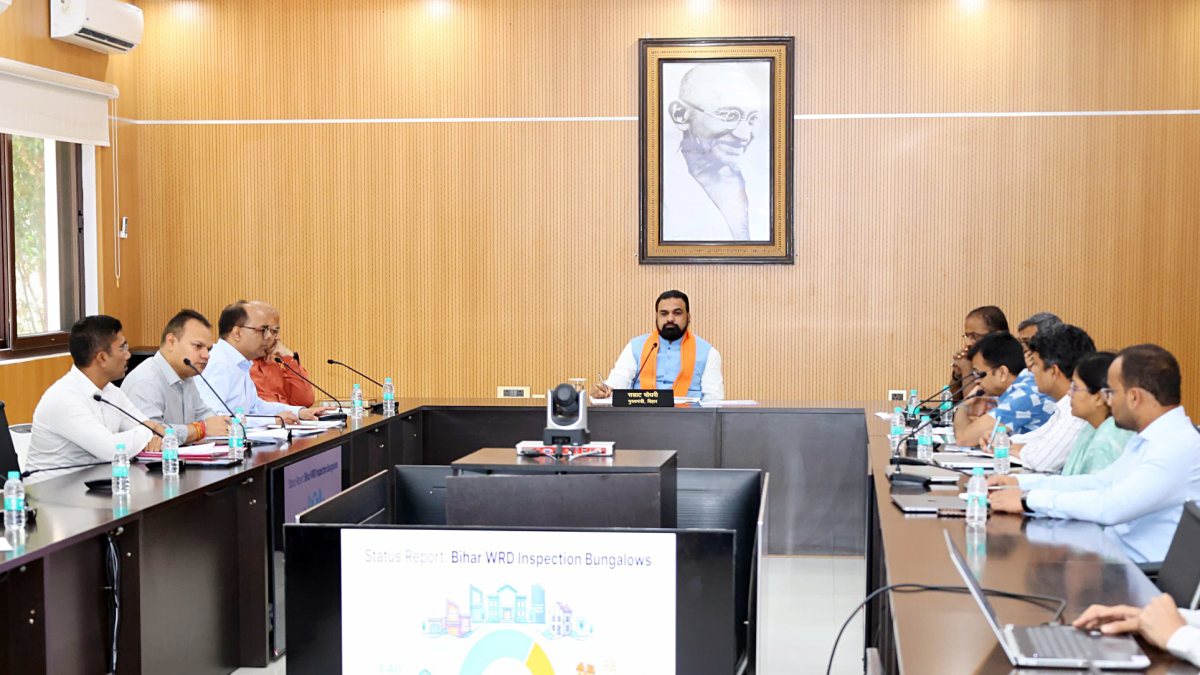 Bihar CM Choudhary reviews Water Resources Department in Patna