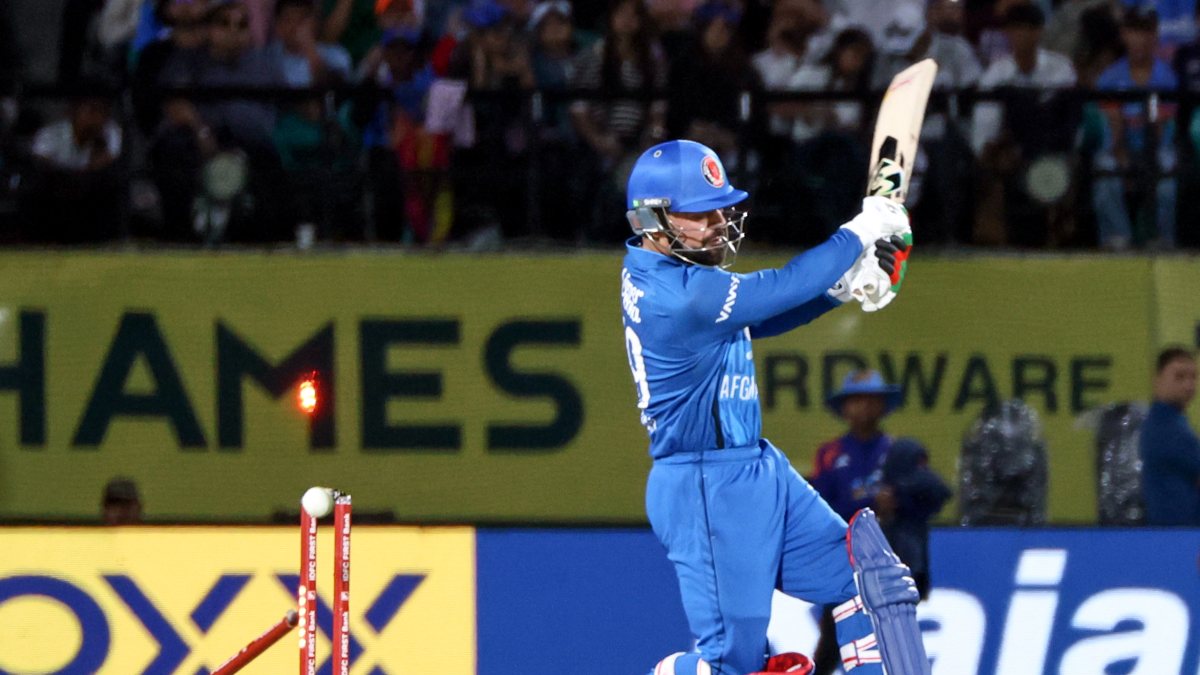 Rashid Khan bowled by Gurnoor Brar in first ODI