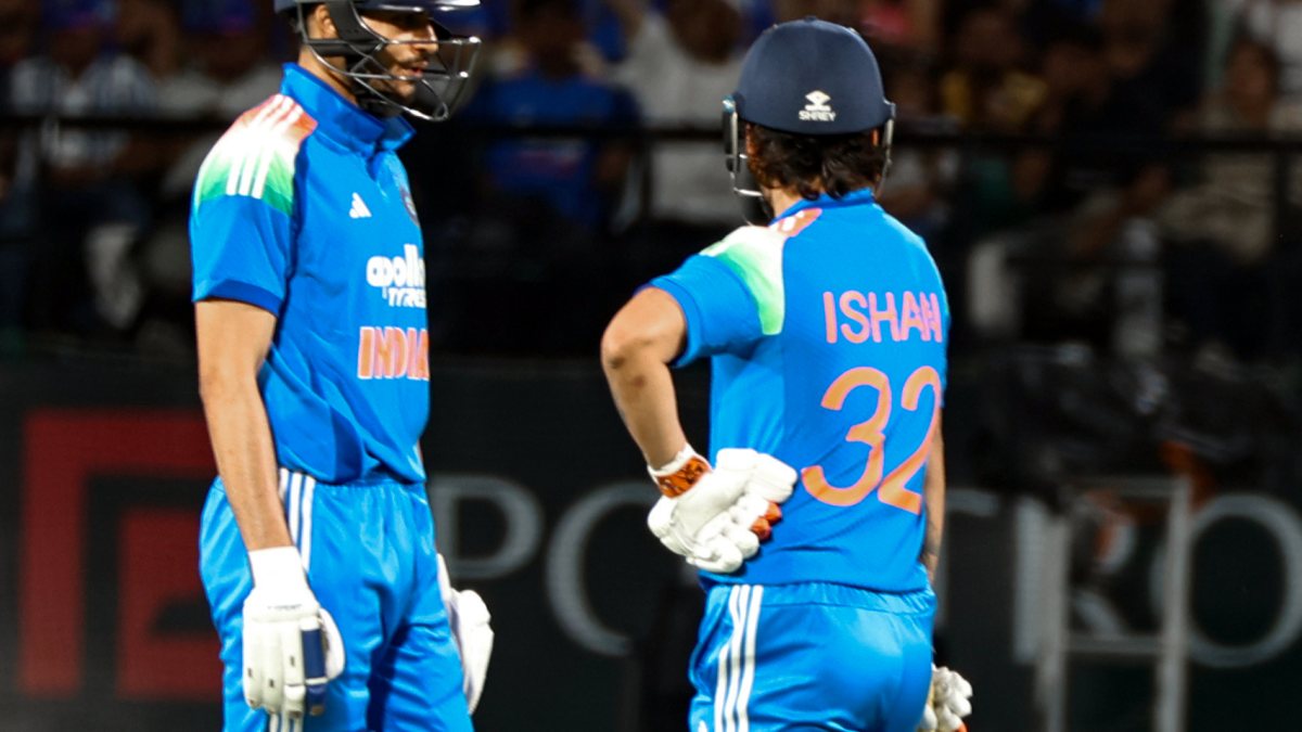 India's Ishan Kishan and skipper Shubman Gill during the 1st One Day…