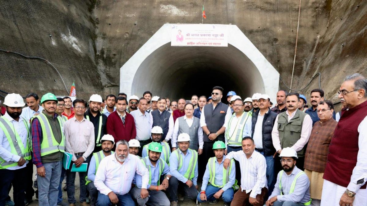 Union minister JP Nadda joins Pragati Path Yatra in Shimla
