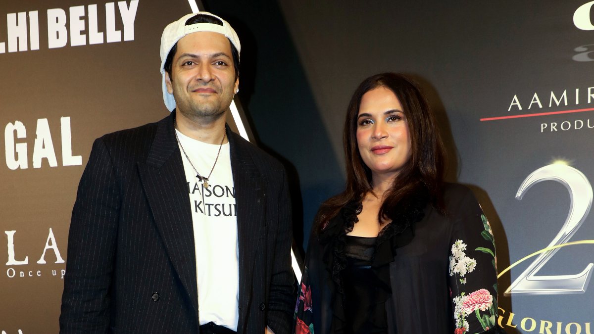 Richa Chadha and Ali Fazal at Aamir Khan's production house 25th anniversary