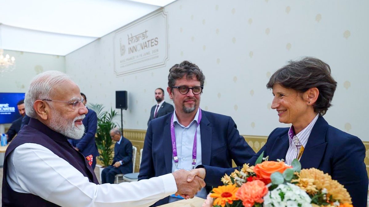 Modi interacts with investors at Bharat Innovates event in Nice