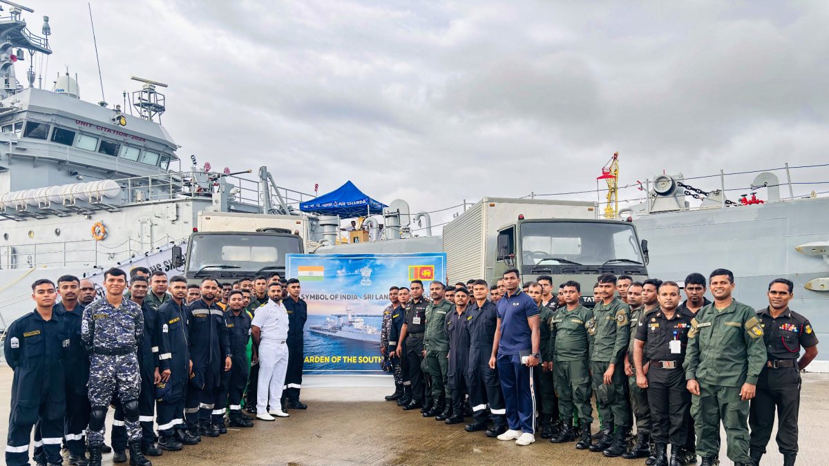 Indian Navy ship INS Sharda concludes Colombo port call