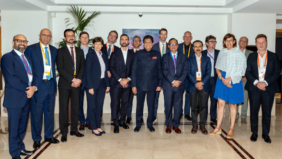 Piyush Goyal meets global CEOs in Nice