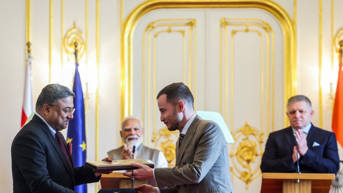 Modi and Slovak PM Fico witness MoU exchange in Bratislava