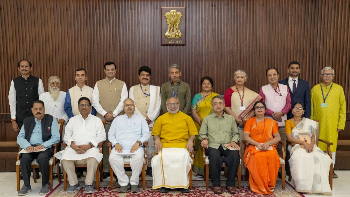 VP Radhakrishnan releases book 'Agatthiyar - The Unifier' in New Delhi