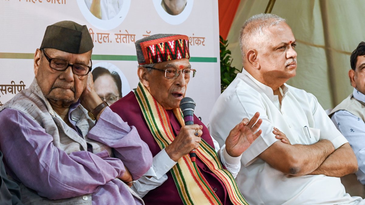 Veteran BJP leader Murli Manohar Joshi at book release event