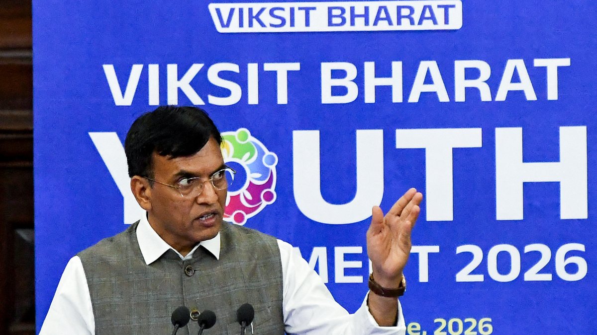 Mansukh Mandaviya addresses Viksit Bharat Youth Parliament 2026