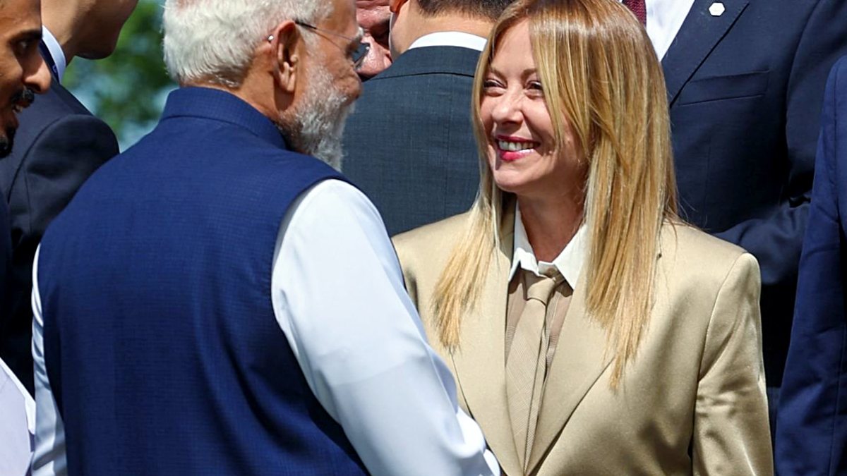 Modi meets Italy's PM Meloni at G7 Summit in Evian