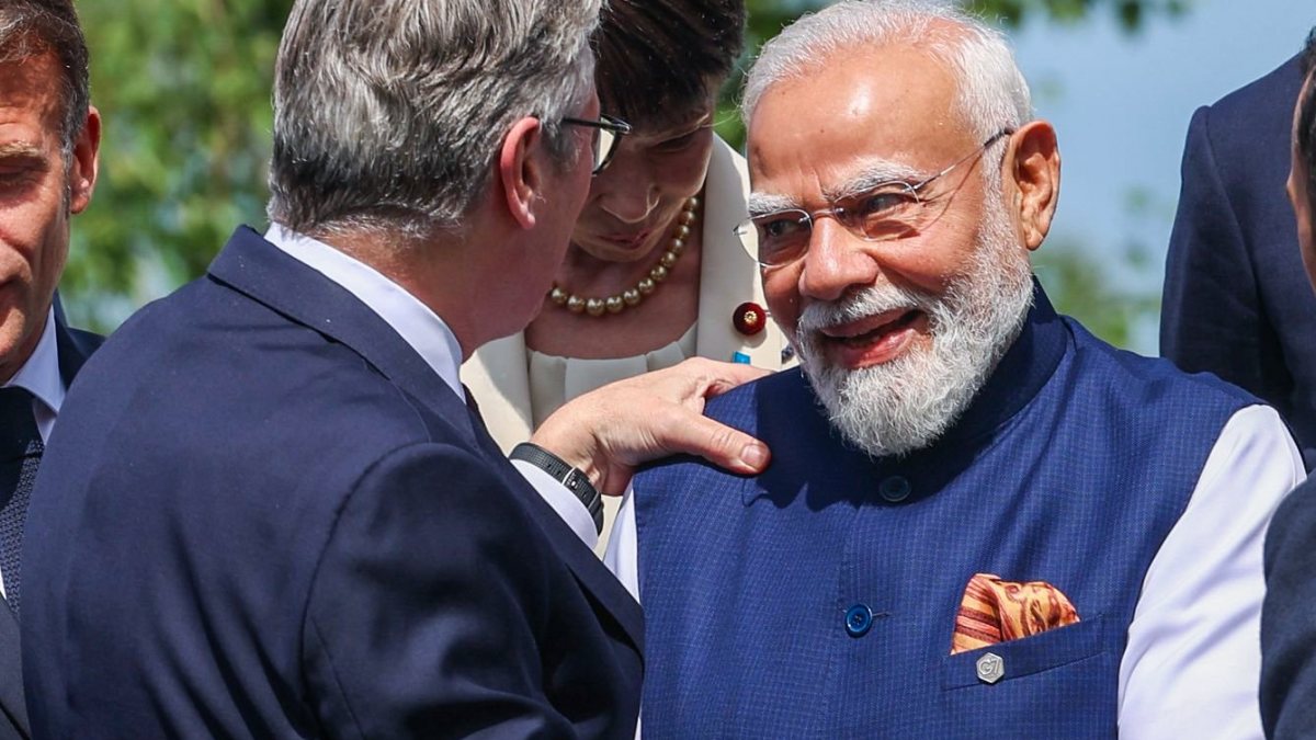 Modi meets UK PM Starmer at G7 Summit in Evian