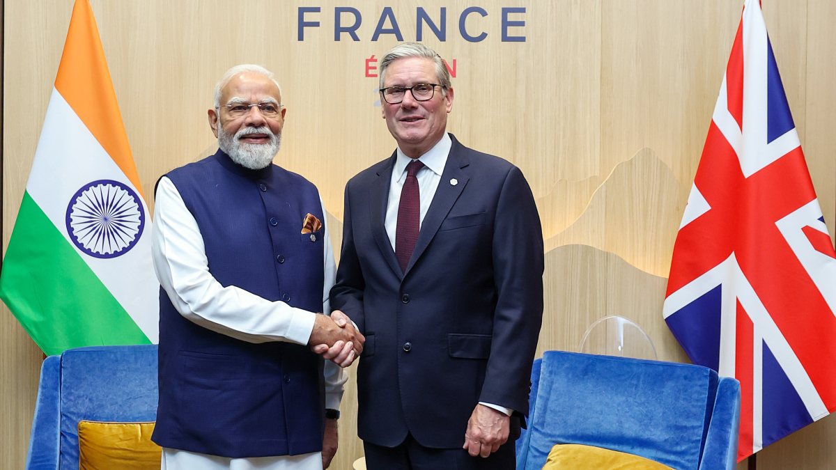 Modi meets UK PM Starmer on G7 Summit sidelines