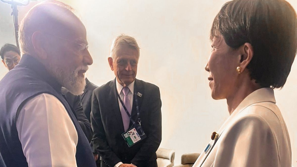 Prime Minister Narendra Modi meets the Japanese Prime Minister Sanae Takaichi…