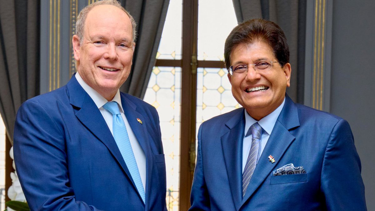 Piyush Goyal meets Prince Albert II of Monaco to boost bilateral ties