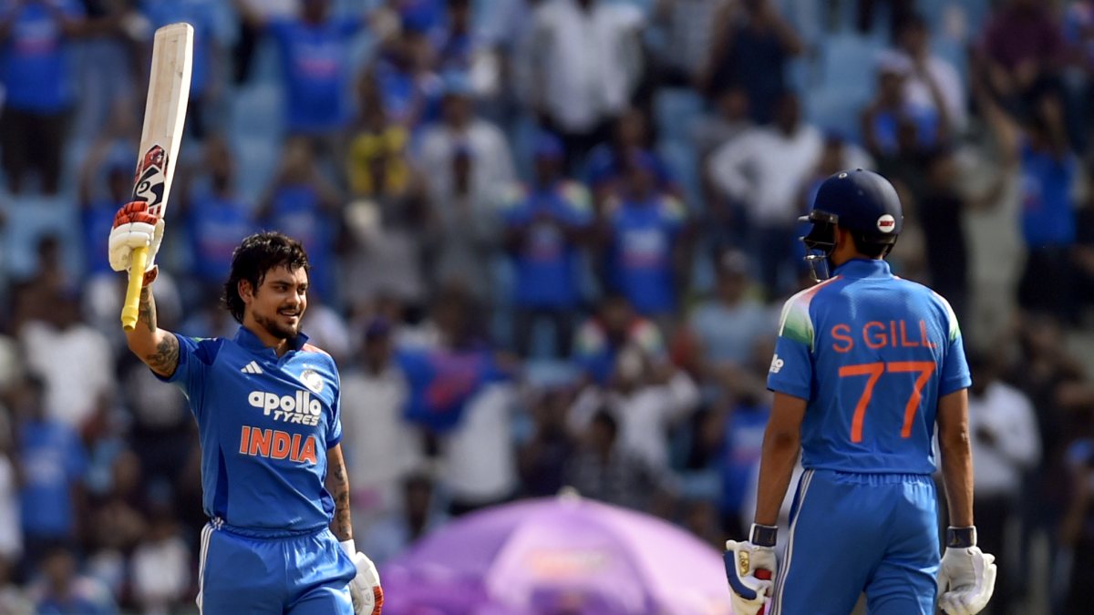 Ishan Kishan celebrates century in 2nd ODI against Afghanistan