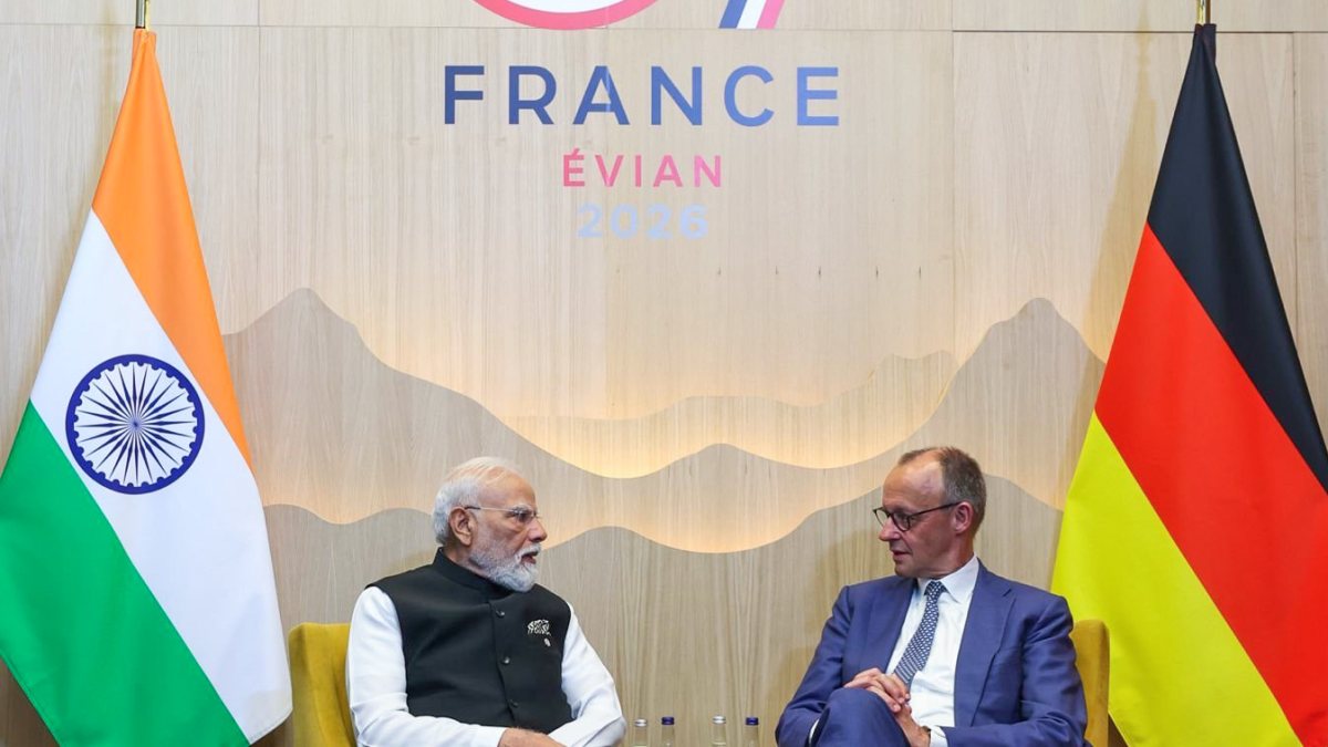 Modi meets German Chancellor Merz at G7 Summit in Evian