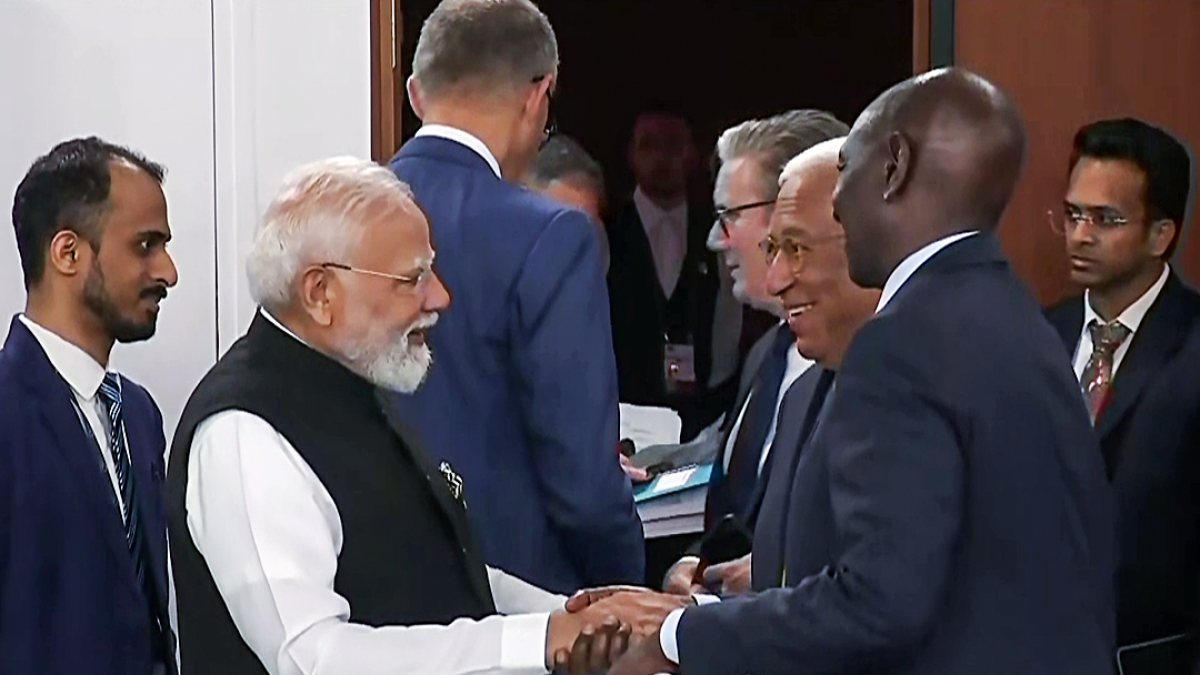 Modi meets EU and Kenya leaders at G7 Summit in Evian