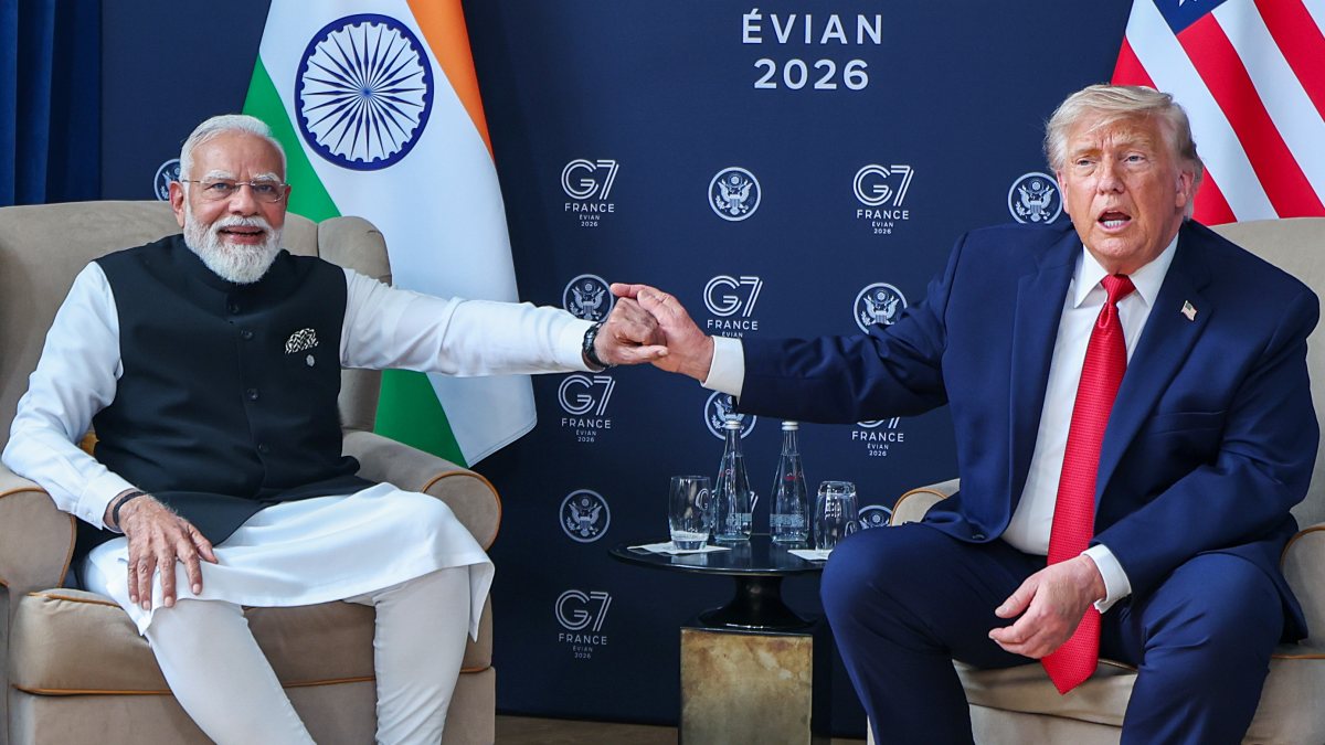 Modi and Trump hold bilateral meeting at G7 Summit in Evian