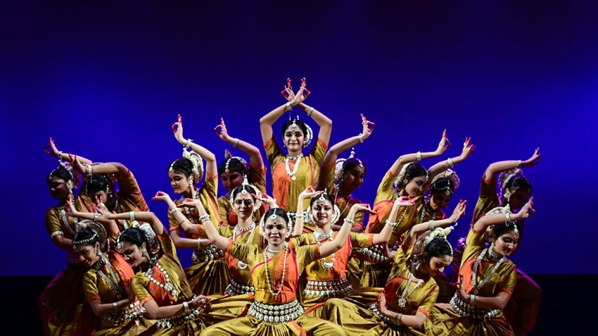 Artists perform at Orissa Dance Academy's annual festival