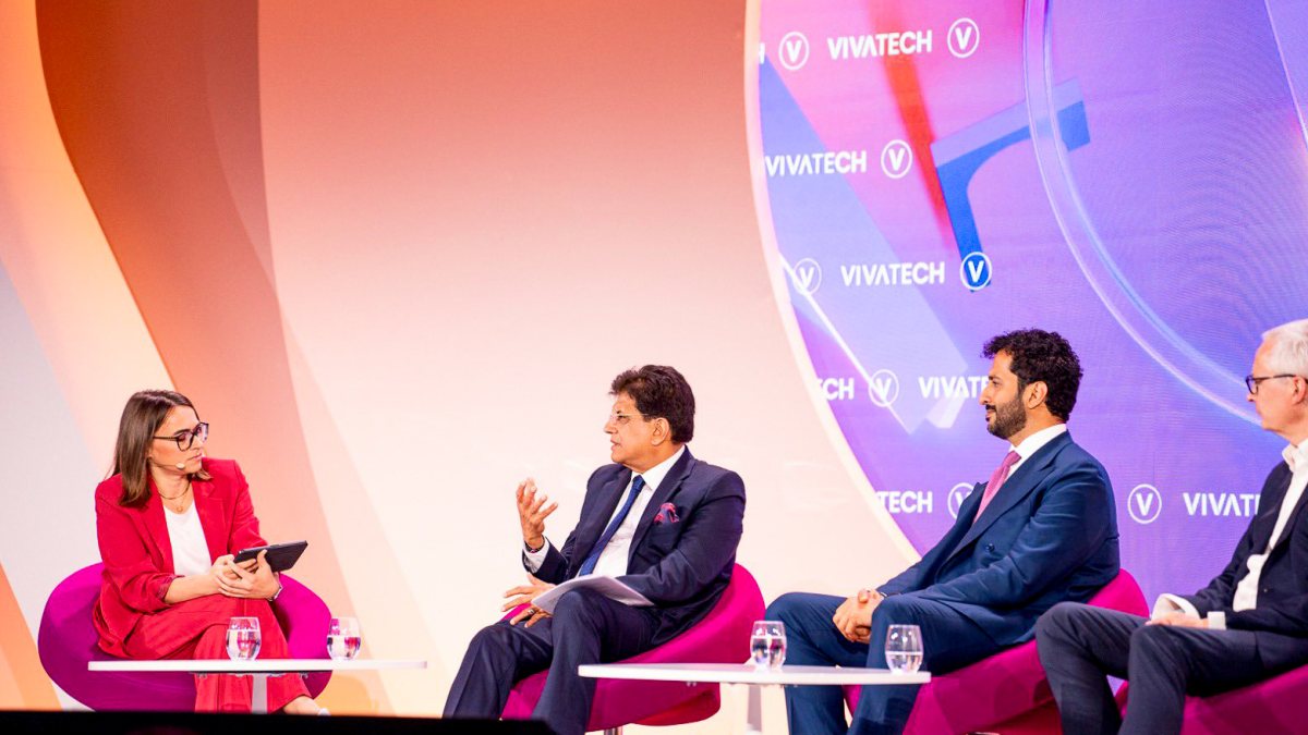 Piyush Goyal speaks at VivaTech event in Paris