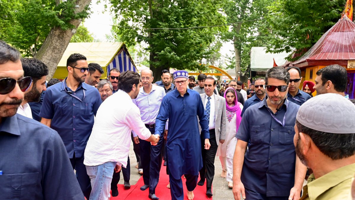 Omar Abdullah reviews Mata Kheer Bhawani festival preparations